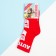 Socks for the boy "Autobots", Transformers, 18-20 cm, red color