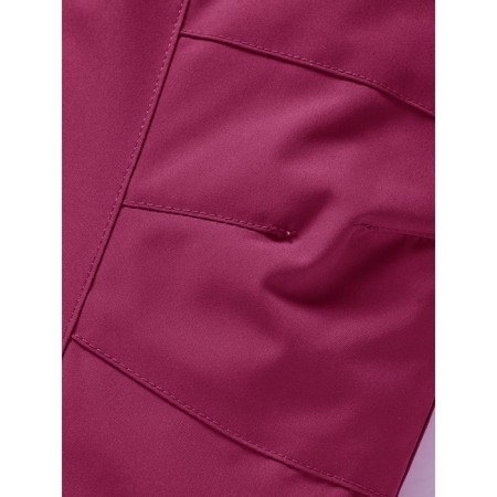 Ski costume for a girl, height 110 cm, burgundy color-18