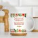 Sublimation mug "Happy holiday beloved!", With application