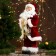 Santa Claus "in a red fur coat, with a flashlight" 45 cm
