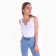 T -shirt female, white color, size 44 (m)