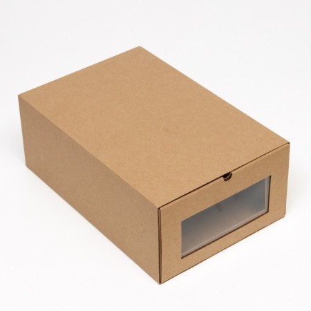 The box is drawn, brown, 35 x 23.5 x 13.5 cm-1