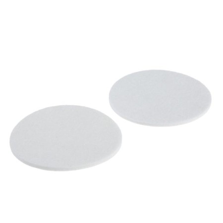 Furniture tundra, d = 85 mm, round, white, 2 pcs.