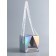 Box under the bento-port with ribbons, holography, 15.5 x 15.5 x 16 cm
