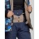 Ski jacket female winter, size 46, dark blue color