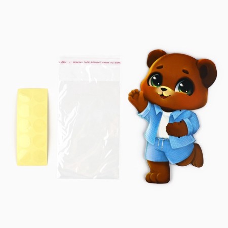 Package for sweets "Bear", 11 x 6 cm-1