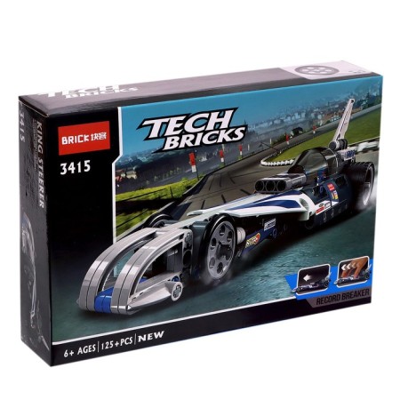 Designer with an inertial mechanism "Racing Sportser", 125 parts-4
