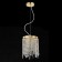 Crystal chandelier Gerhort G22044/2GD+CL, 2x40W, E14, 93x20x20 cm, gold color