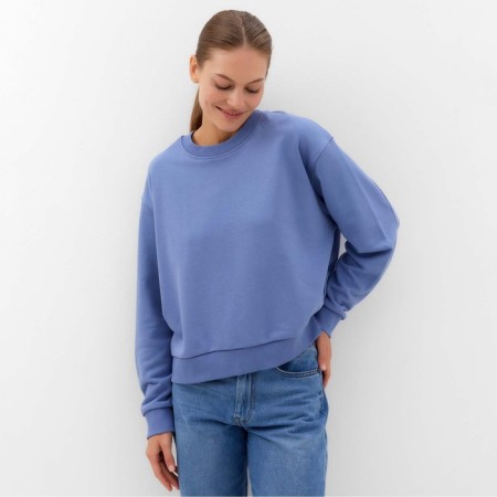 Female sweatshirt, steel color, size 48-4