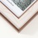 Photo frame Plastic in 2 photos 10x15 cm "Abstraction of lines on white" coffee