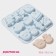 The form for baking the share "New Year's miracle", 18.8 × 18.3 × 1.5 cm, 11 cells, the color is gray.