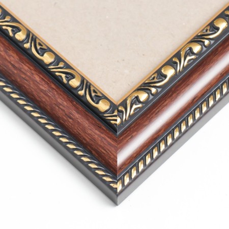 Photo frame plastic 21x30 cm, K203-Brown-21-30 (plastic screen)-1