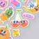 EVA sticker, Paper "Mood" with sparkles mix 14x27.5 cm