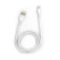 BYZ BC -008I, USB cable - Lightning, 2.4 A, 1 m, silicone, white