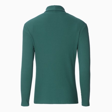 Female turtleneck, color dark green size 44 (s)-6