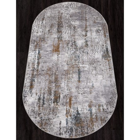 Oval Carbon Karmen Hali Quantum, size 78x150 cm, color Grey/Grey-1