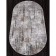 Oval Carbon Karmen Hali Quantum, size 78x150 cm, color Grey/Grey