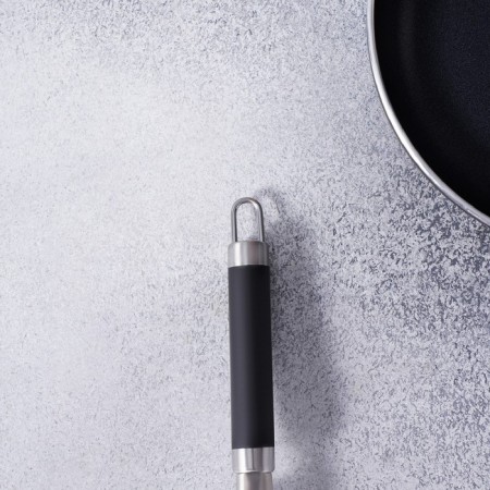 Holder for the frying pan Venus, stainless steel, black color-4
