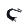 TOYFA THEATRE FLOGER, suede, black color, 49 cm