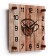 Wall clock: kitchen, "coffee break", Semorchy, 25 x 25 cm
