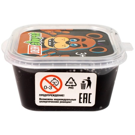 Slime "Slime Hero. Robots. Bear ", Black, 60 g-4