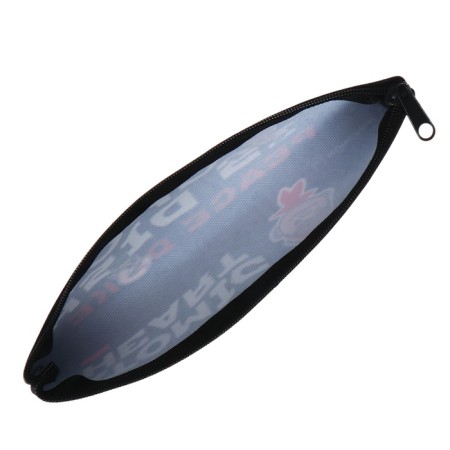 Penal soft, 1 compartment 75 x 195 mm, flat, Hatber, "Atomic Heart" Black NPK_64212-3