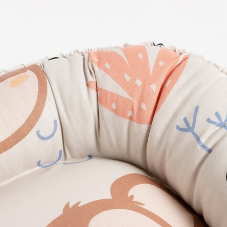 Matrasik Topper "Baby I" African Friends, 60x90 cm, 100% cotton-3