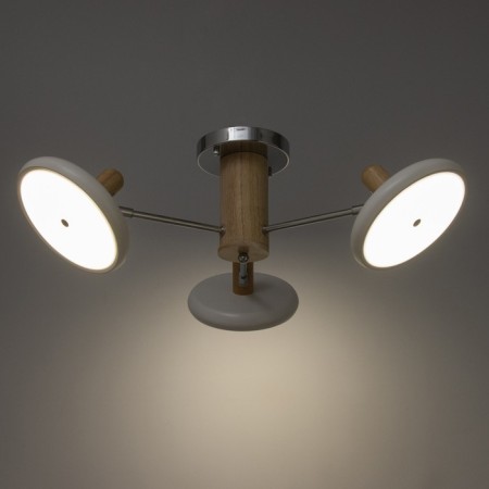 Julia chandelier 3XLED 72W 3000-6000K Belo-chromovy 62x62x22 cm-3