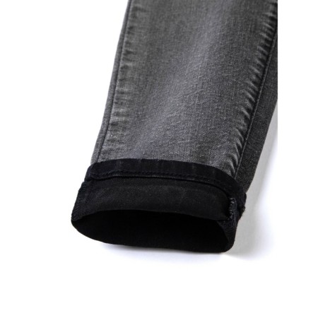Women's jeans modeling with the effect of the gradient CONTE ELEGANT, size M, Black color-7