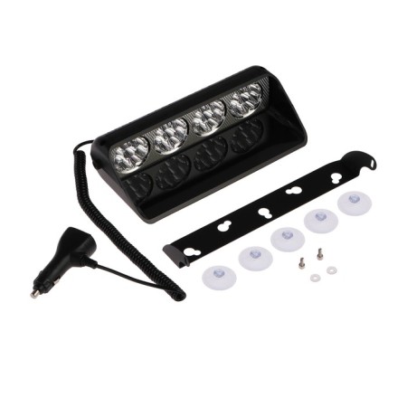 Signal strobe for windshield 36 LED, 12V, 15 modes, red-blue-2