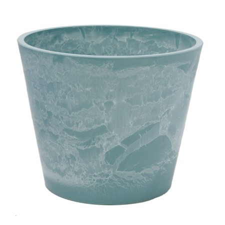 Kashpo for flowers and plants, 12l blue stone 31x31x24.5cm