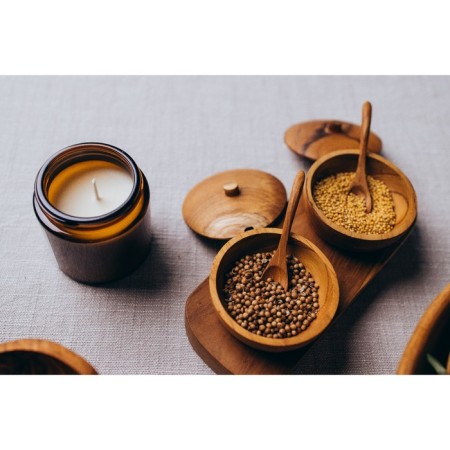 Banks for spices "Salt, pepper" 17x7x6 cm, tick tree-5