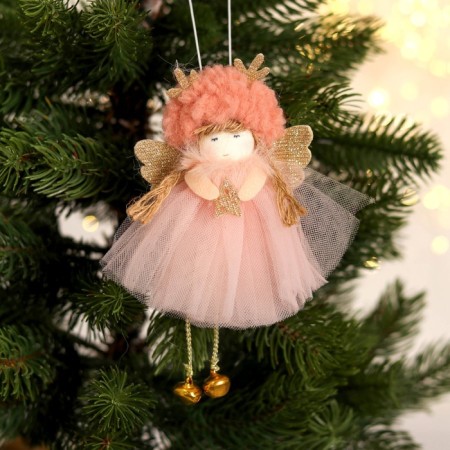 Doll "Sonya", on a suspension, color mix