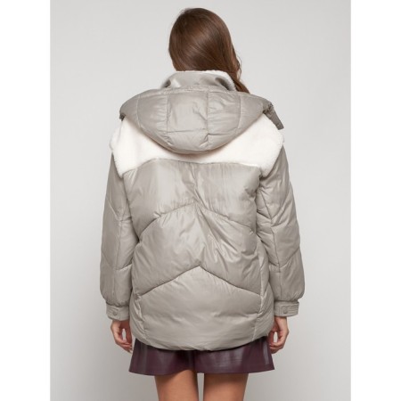 Winter jacket, size 48, light brown color-3