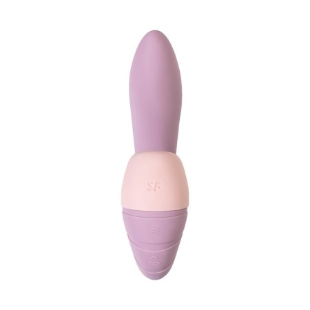 Satispyer Supernova vibrator, with a vacuum wave stimulator, 16.9 cm, silicone, pink color-1