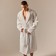 Wafel dressing gown Male SL Home: Basic "Blanc de Blanc", size XL, 100% cotton, 300 g/m2