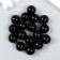 A set of plastic beads "Astra", 14 mm, 25 g, black
