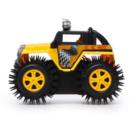 Jeep “SUV”, works on batteries, yellow color-1