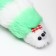 Mouse made of artificial fur, up to 13 cm, green