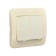 Luazon Lighting "Orion" switch, 10 A, 2 keys, hidden, beige