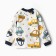 Nursery blouse, white color/cars, height 74 cm