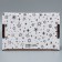 Box a gift team with a window, packaging, "stars", white, 24x8x16 cm
