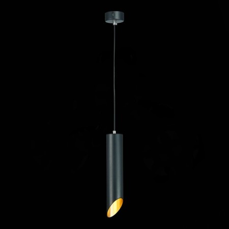 Suspension lamp ST LUCE. ST152.403.01. 1x50 W, GU10, 6x6x30 cm, black color-1