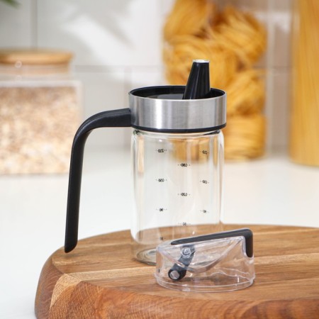 Glass bottle for sauces and oil "Mist", 240 ml-1