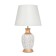 Housing table "Housing" 1x40W E14 white/gold 22x22x38cm
