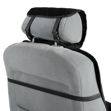 Nabbage on the front seat, velor, size 55 x 150 cm, black-3