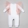Combineson crumb I "Cute", white, height 62-68 cm