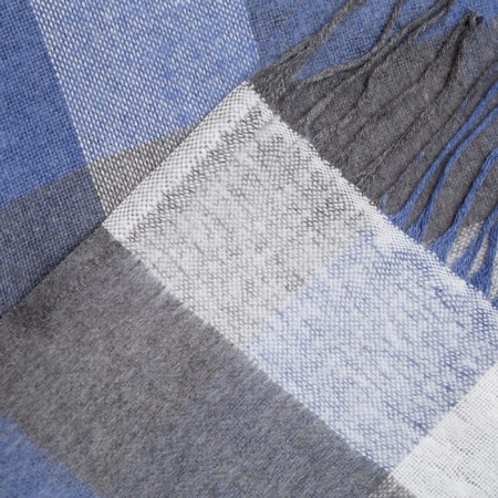Picnic Picnic 140x200 cm, white-blue-gray, cotton 20%, pan 40%, polyester 40%-2