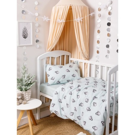 Penguel nursery bedding, size 110x140 cm, 110x140 cm, 40x60 cm-1