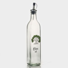 Glass bottle for sauces and oils of the olive tree, 500 ml, 5.5 × 30 cm